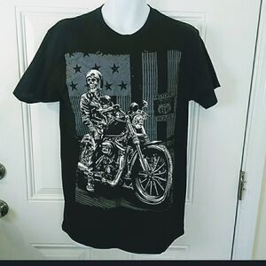 Delta Pro weight black historic Route 66 T-shirt